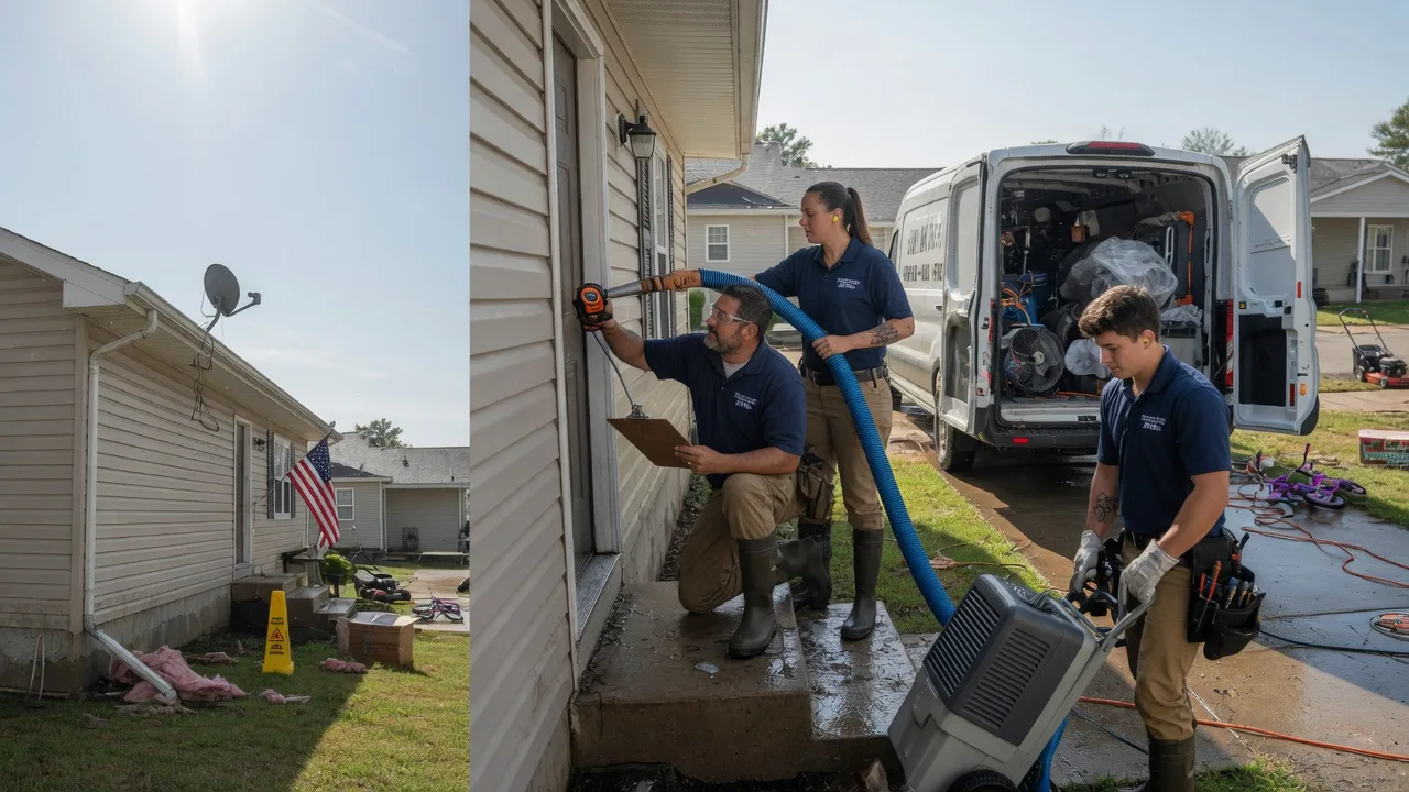 Ceiling Water Damage Restoration in Belcher, LA near me